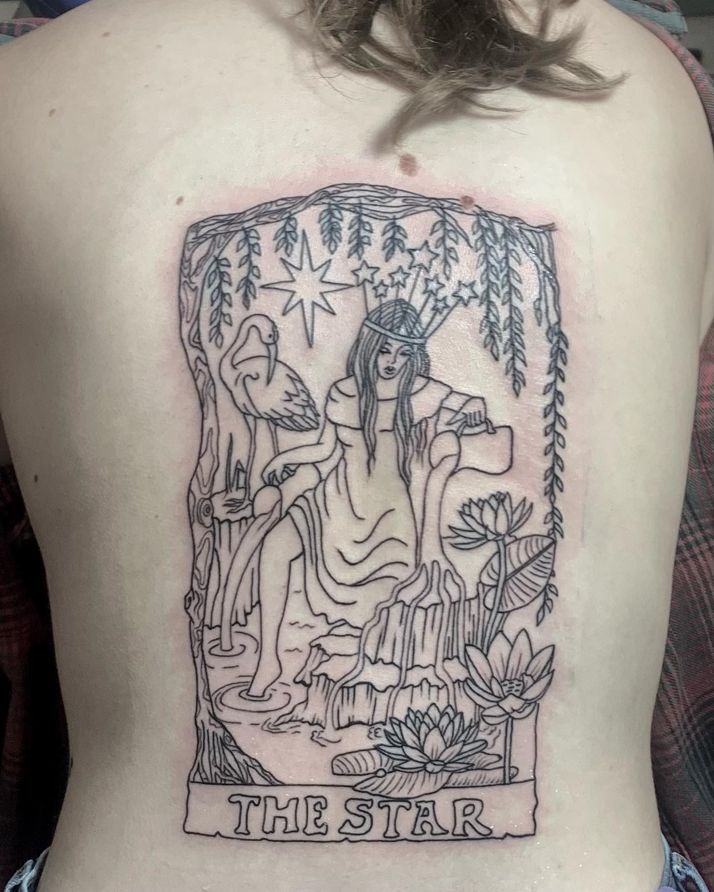 The Garden Star Tarot Tattoo