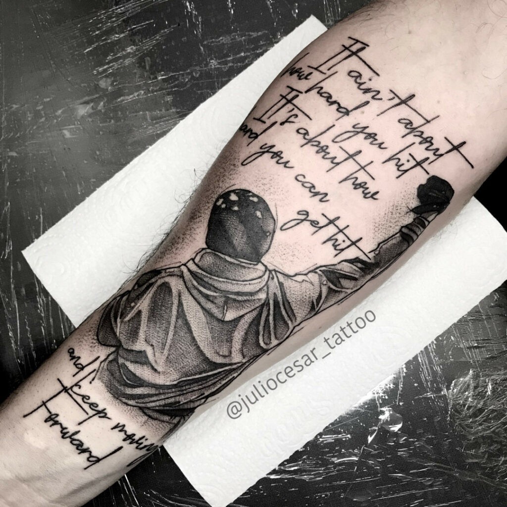 Rocky tattoo: