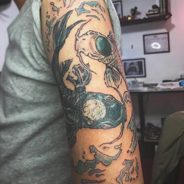 Avatar The Last Airbender Koi Fish Tattoo