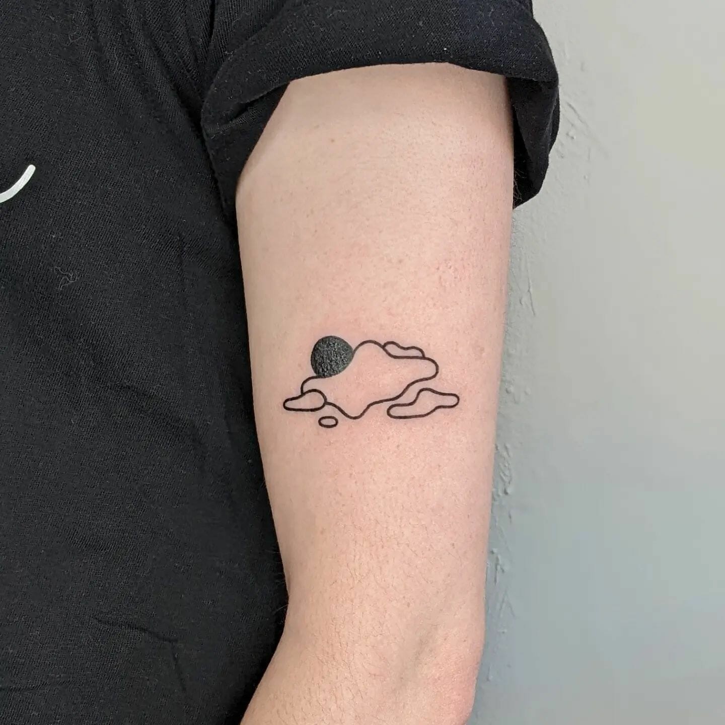 Abstract Cloud Tattoo Designs