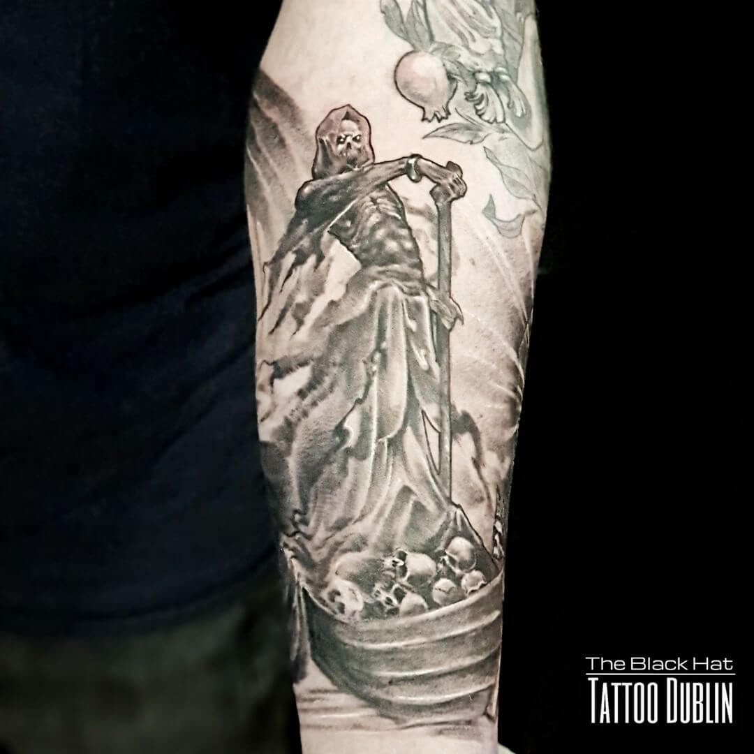 Charon the Ferryman Painting Tattoo