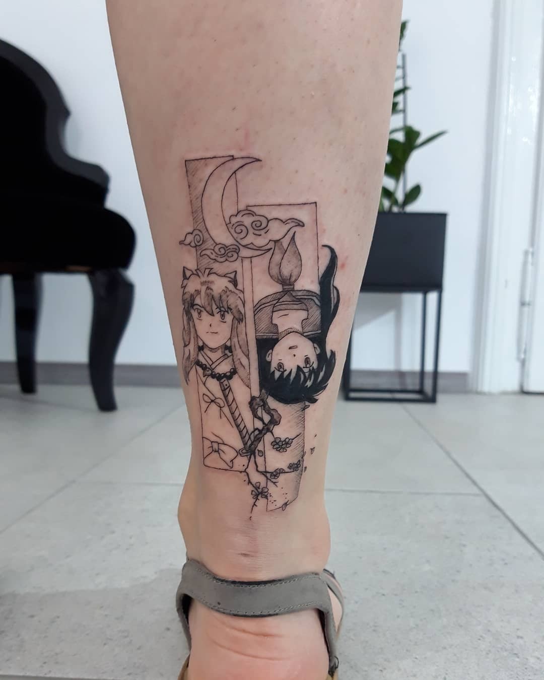 Geometric Inuyasha Tattoo