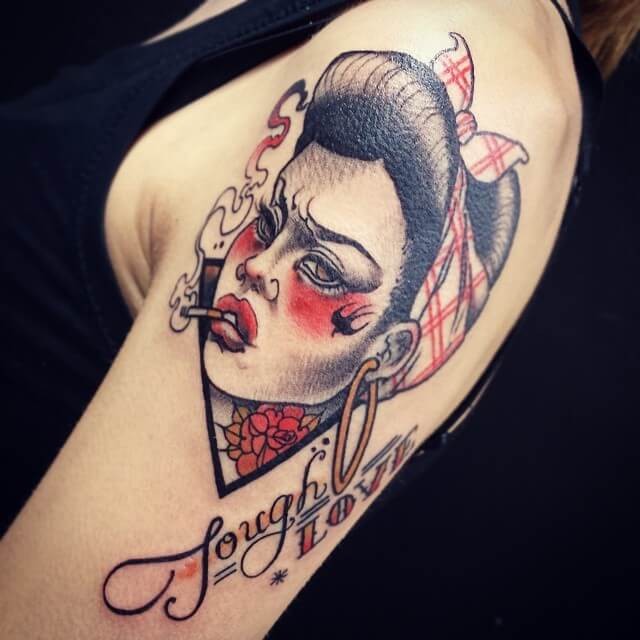 Rockabilly Pin-up Tattoos