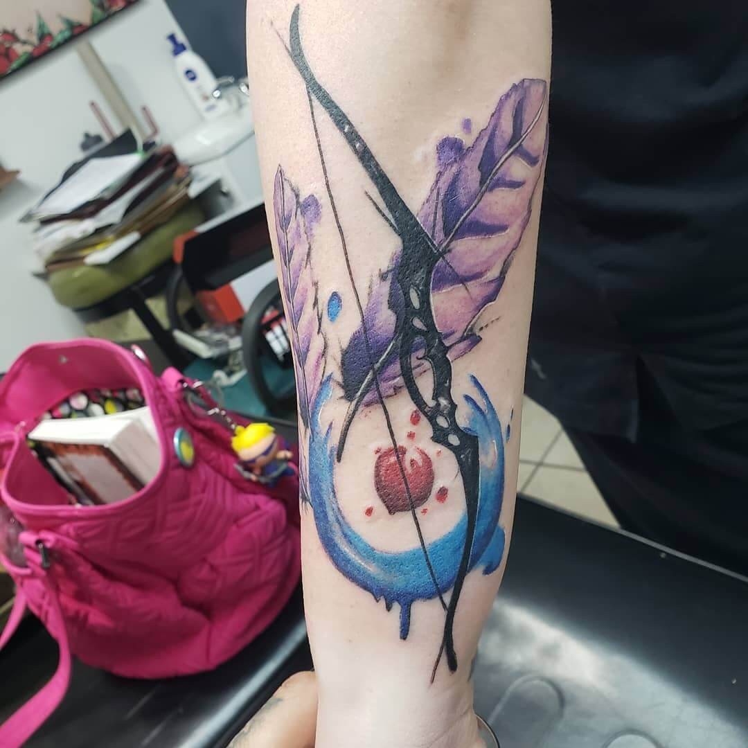 Heroic Hawkeye Tattoo