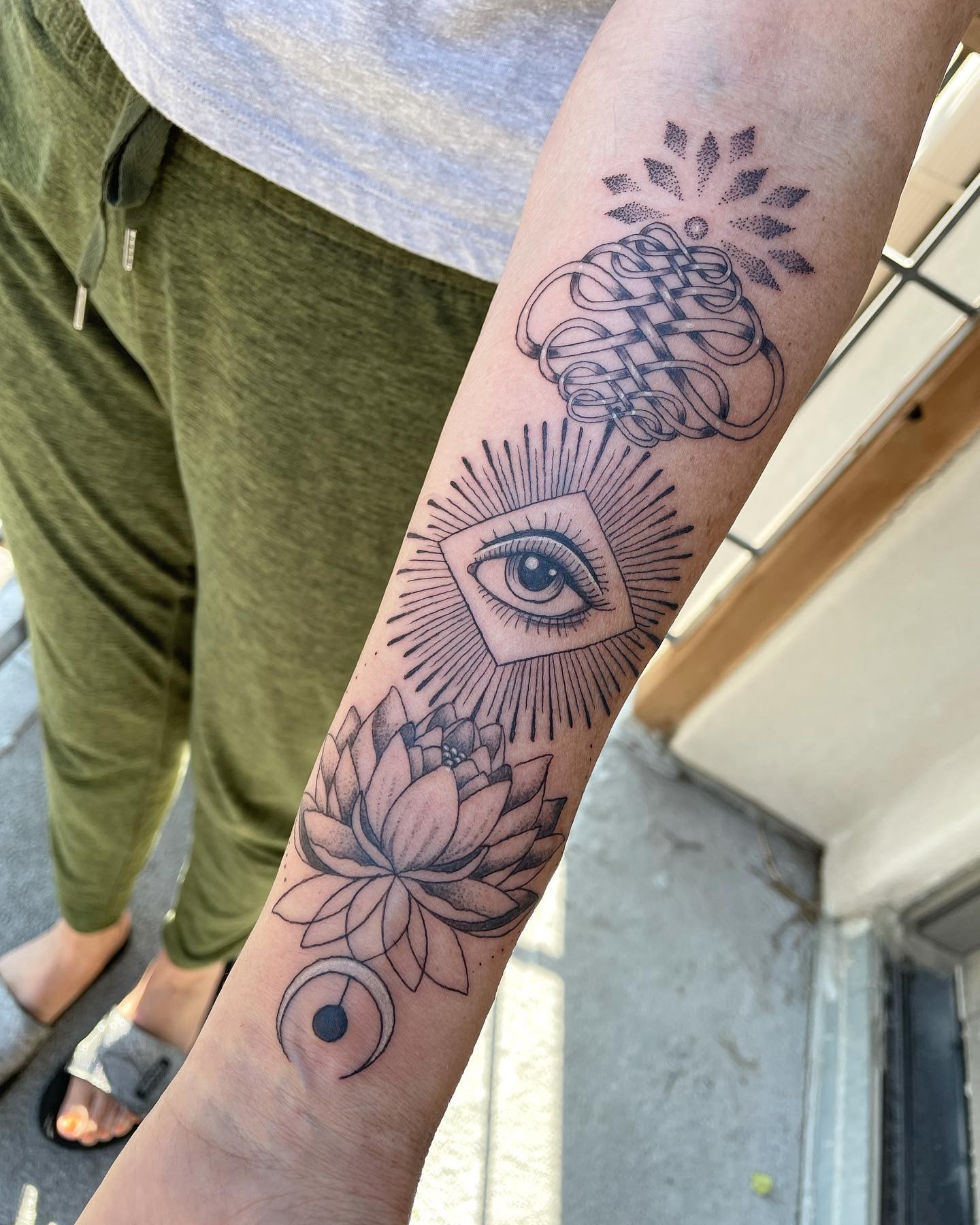 Third Eye Tattoos On Forearms