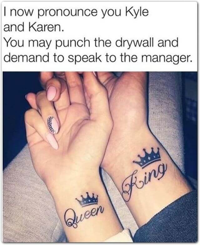 Karen Funny Tattoo Memes