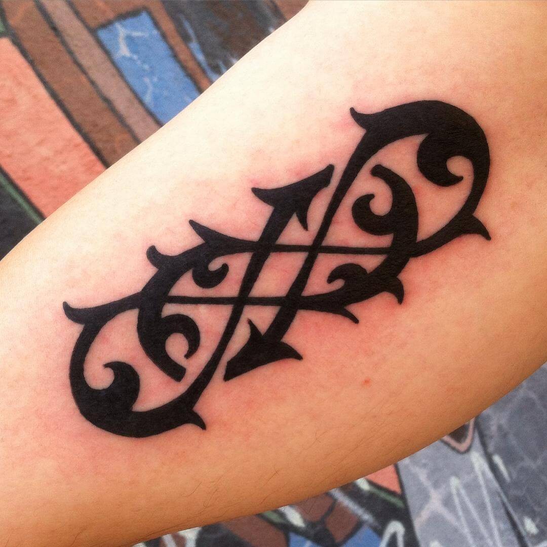 Tribal Double Infinity Tattoos