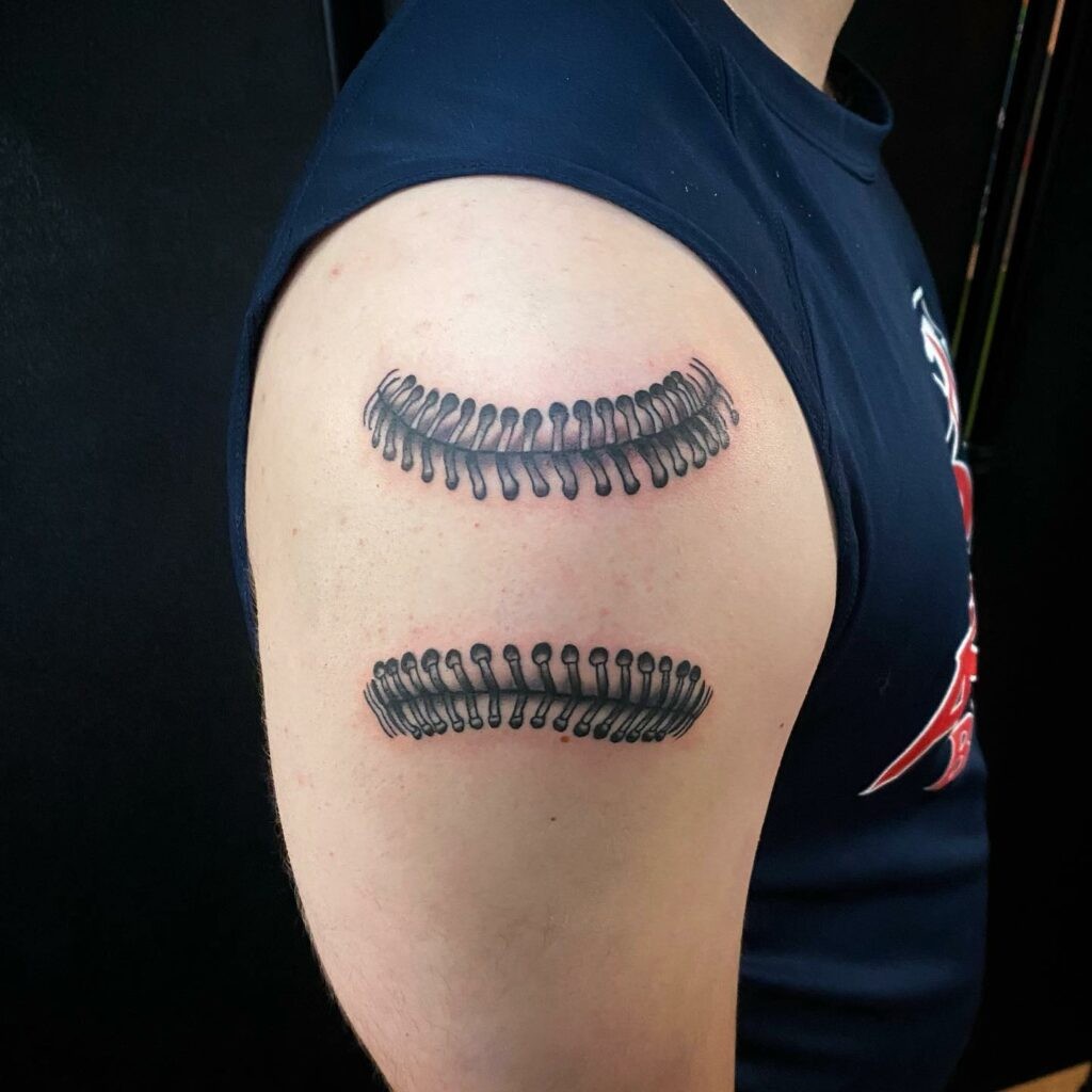 Baseball Fan Tattoo