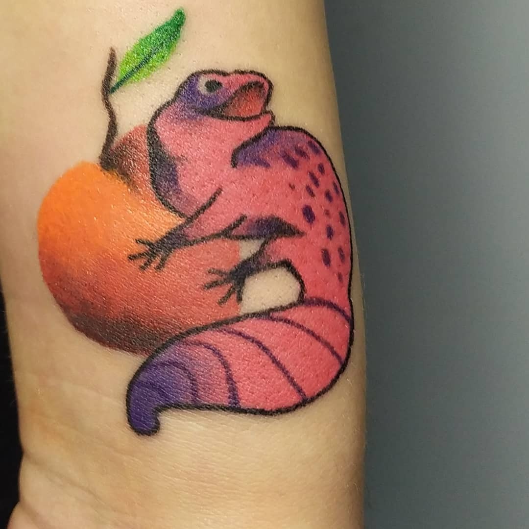 Cute Lizard Tattoos Designs