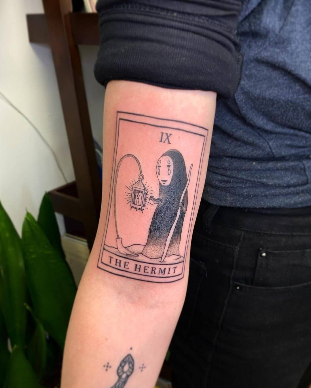 The Mystical No Face X Tarot Tattoo