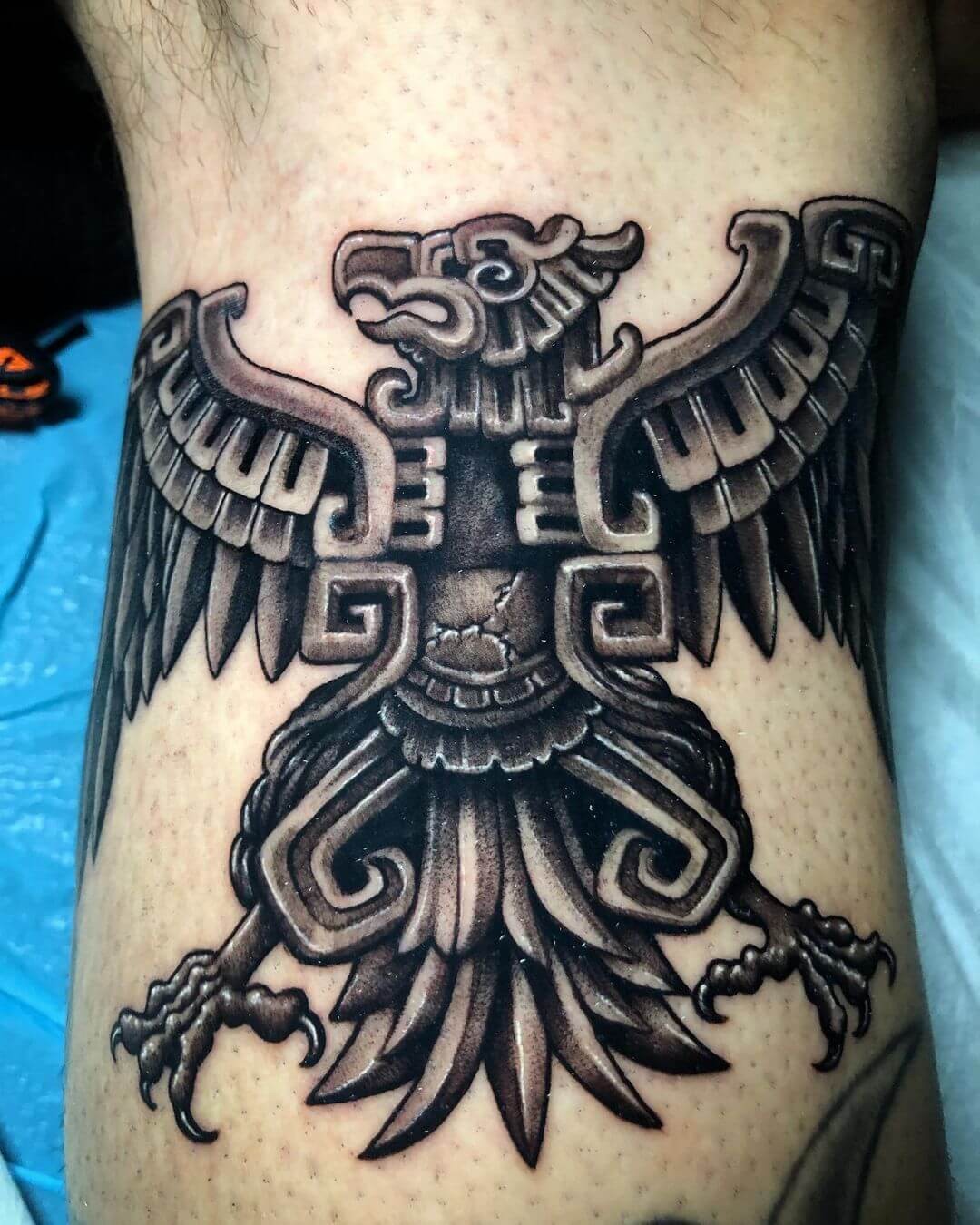 Aztec Eagle Tattoo