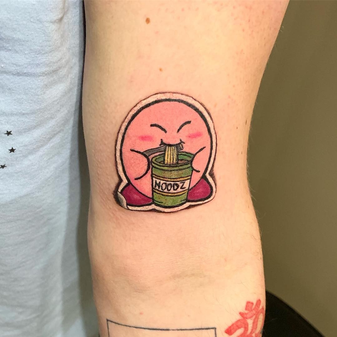 Kirby Sticker Tattoos