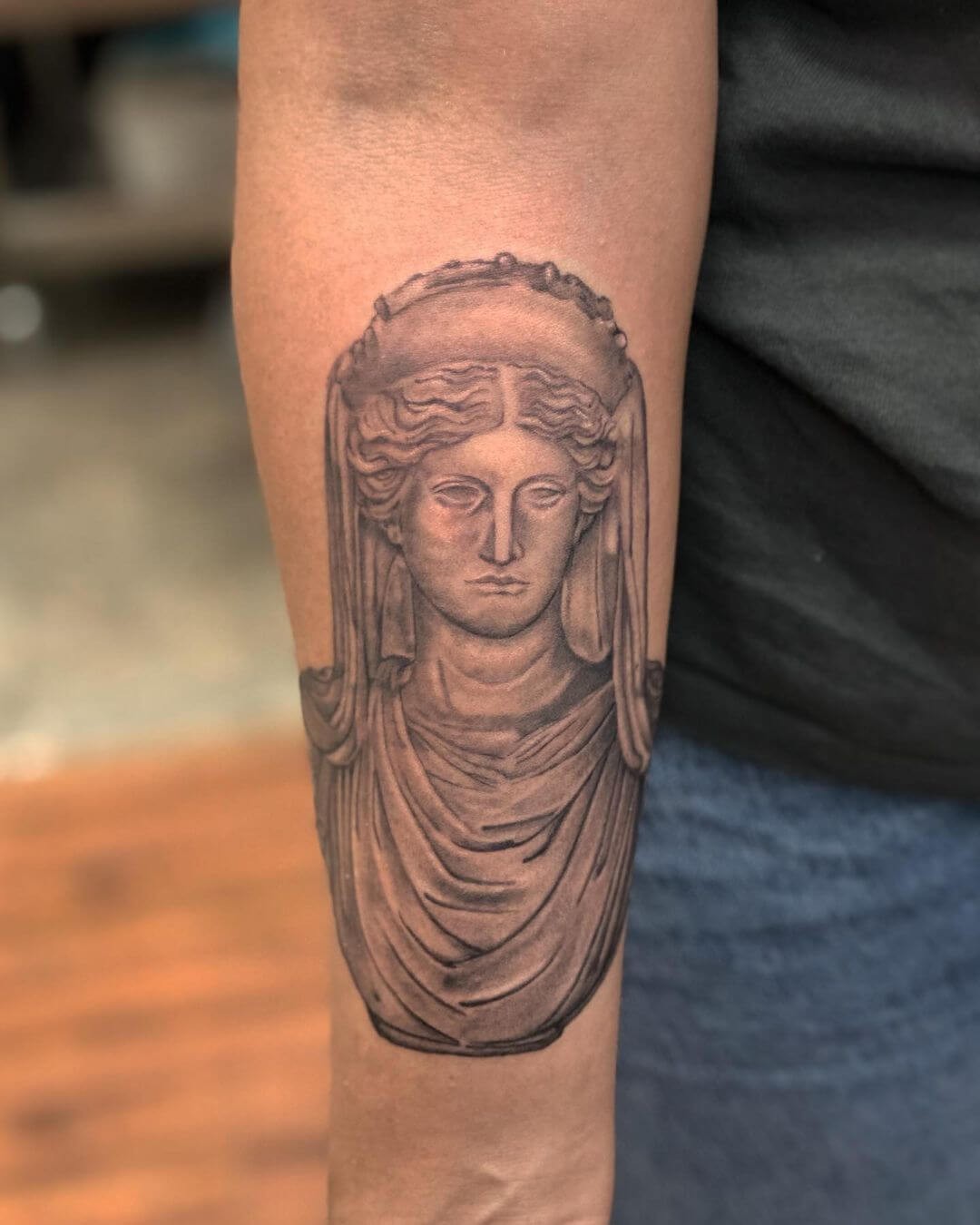 Queenly Hera Wrist Tattoo