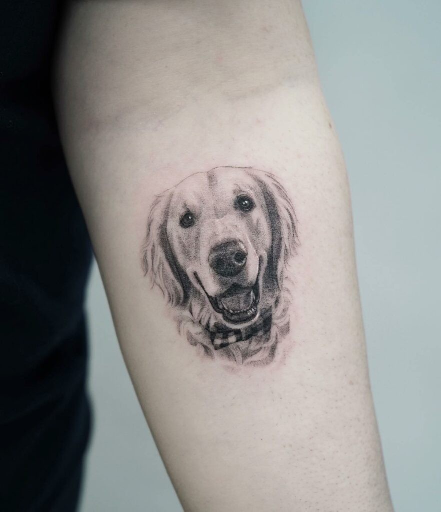 Golden Retriever Tattoo