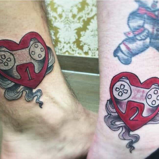 Gamer Couples Tattoos