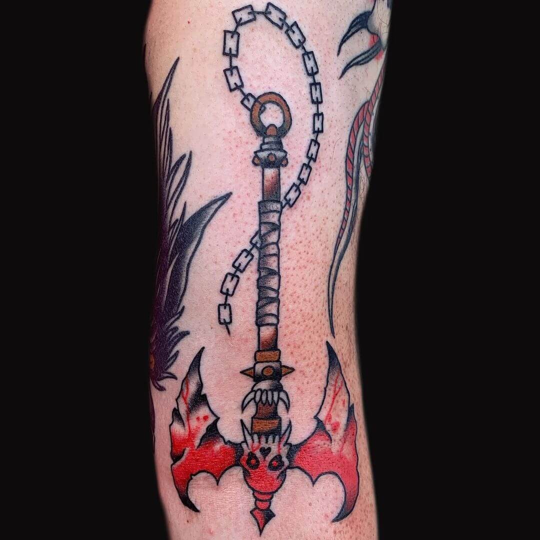 Fierce Battle Axe Tattoo