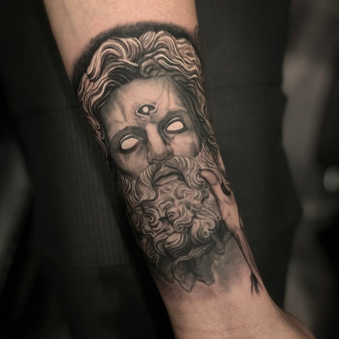 Awesome Tattoo Ideas With The Roman God Jupiter