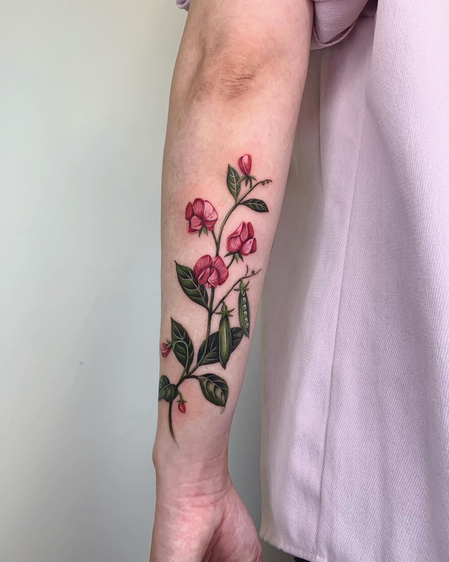 April Birth Flower Tattoo