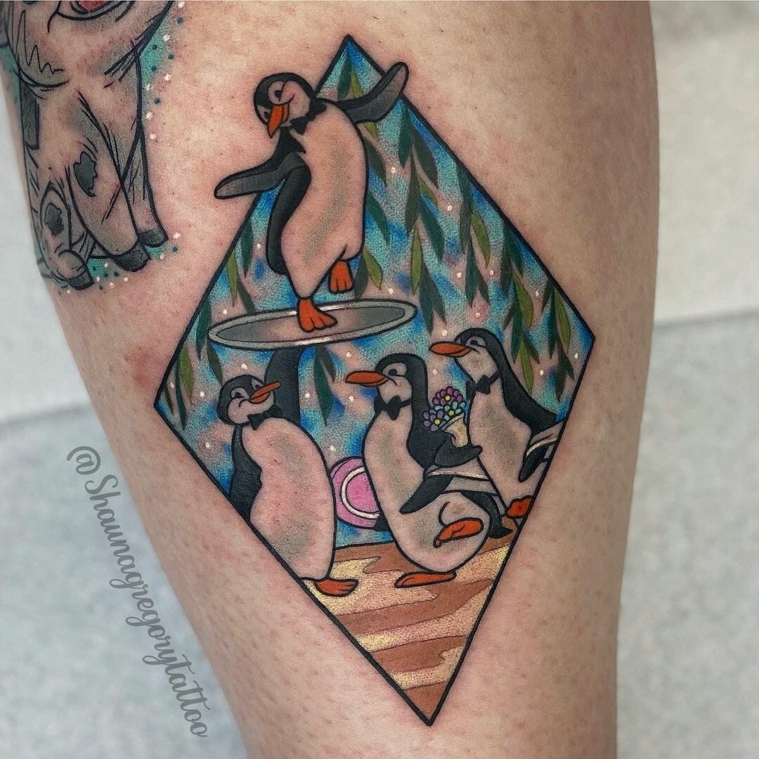 Mary Poppin’s Penguin Tattoos