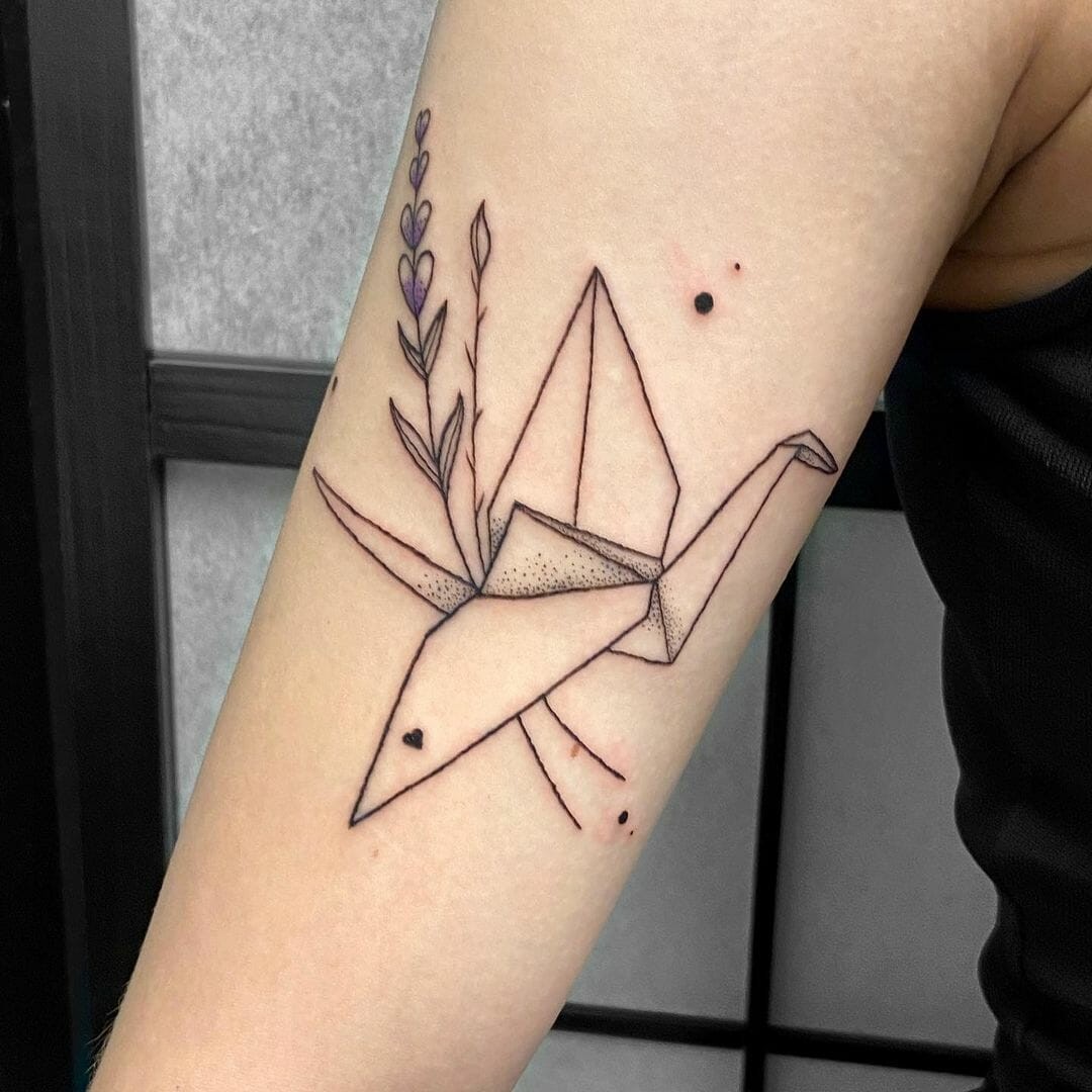 Origami Crane Tattoo