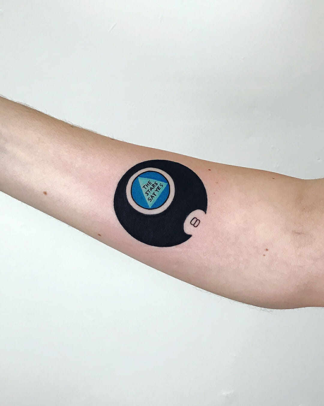 Magic 8 Ball Tattoo