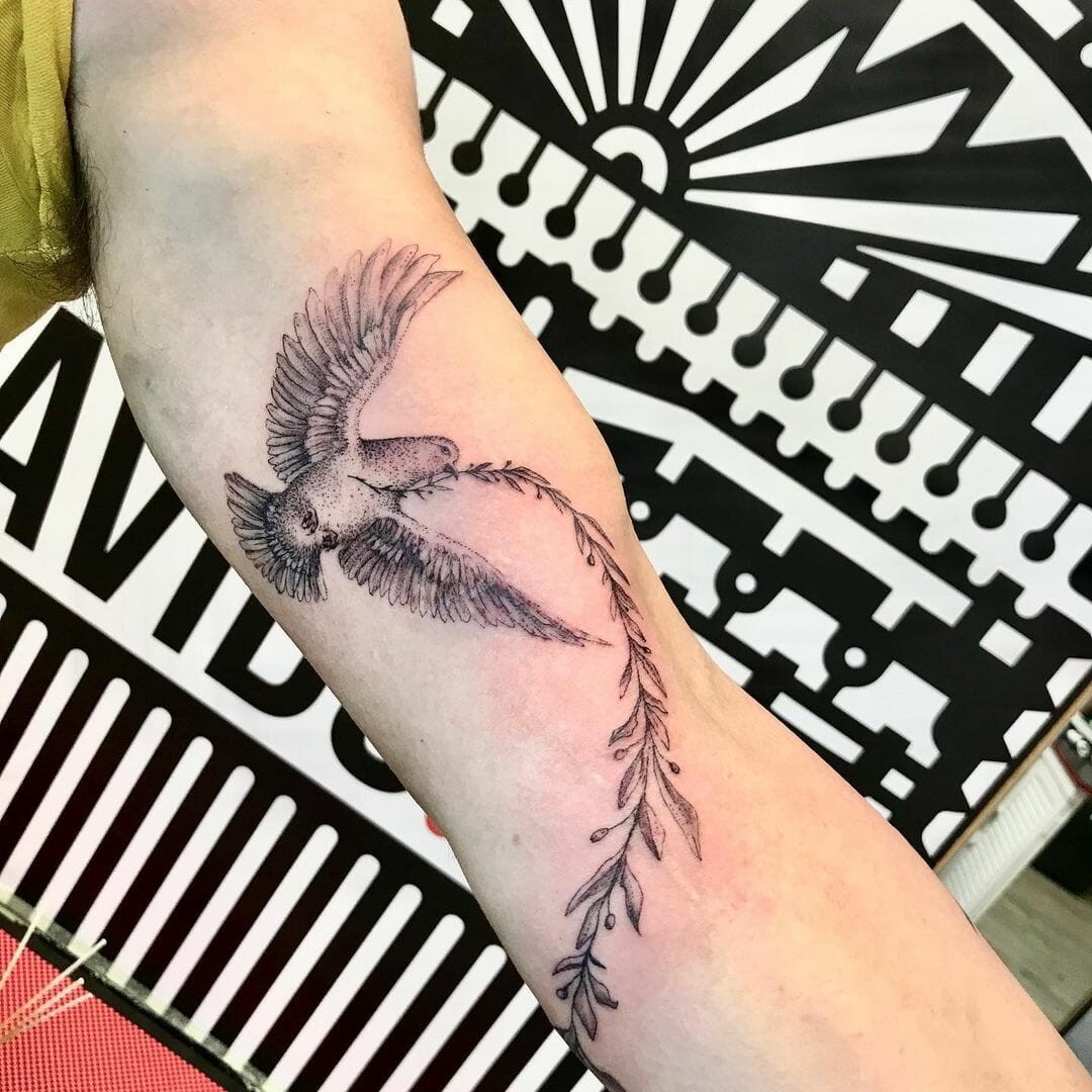 Spiritual Dove Tattoo