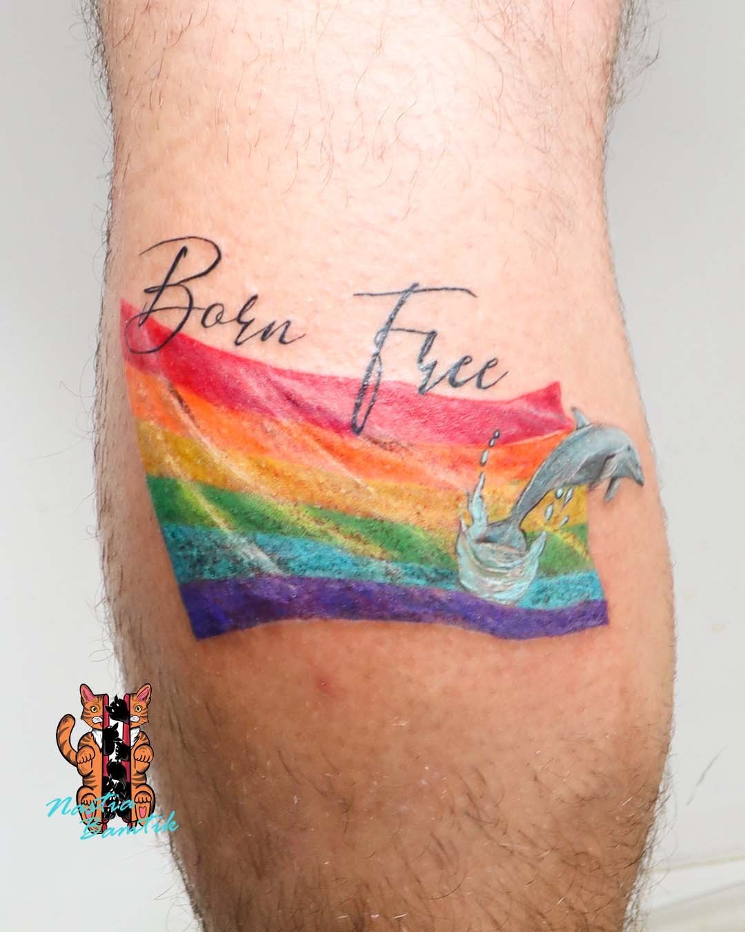 Born Free Pride Tattoo