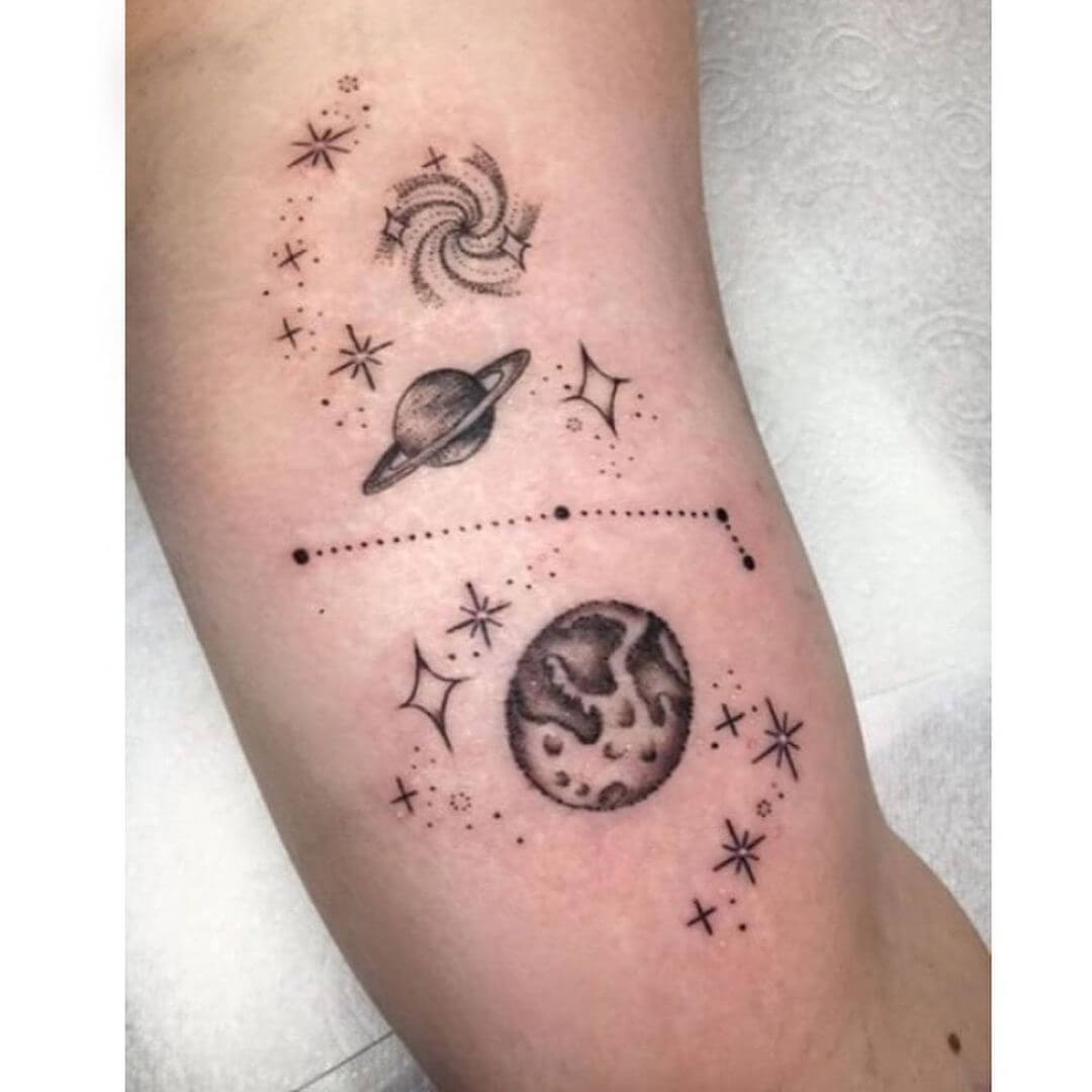 Aries Constellation Tattoo Ideas Perfect For Believers Of Astrology