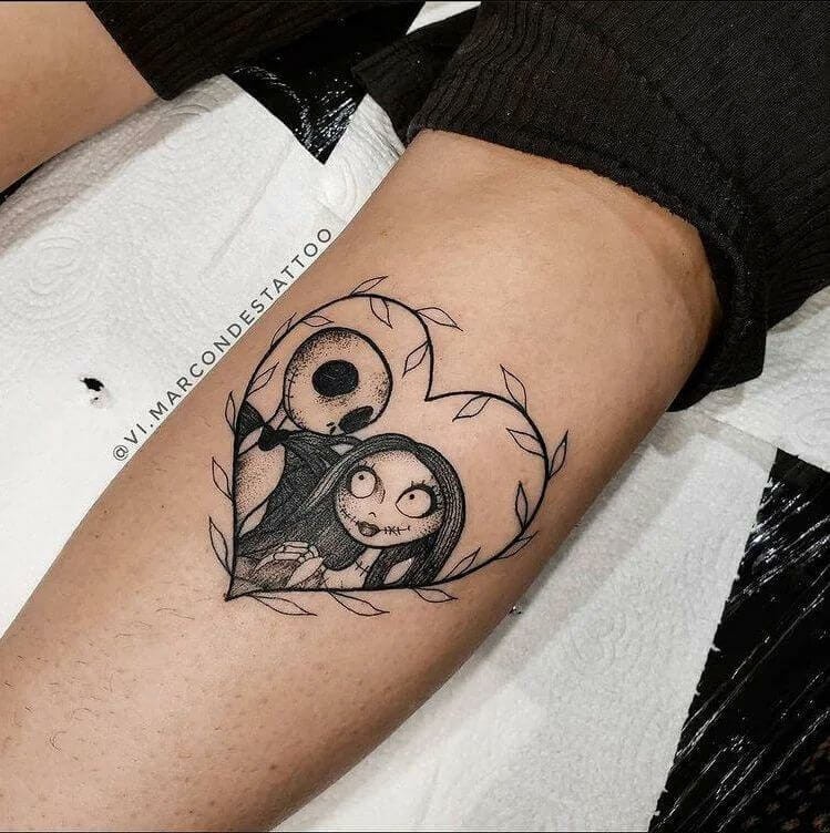 Fantastic Jack and Sally Tattoo Ideas