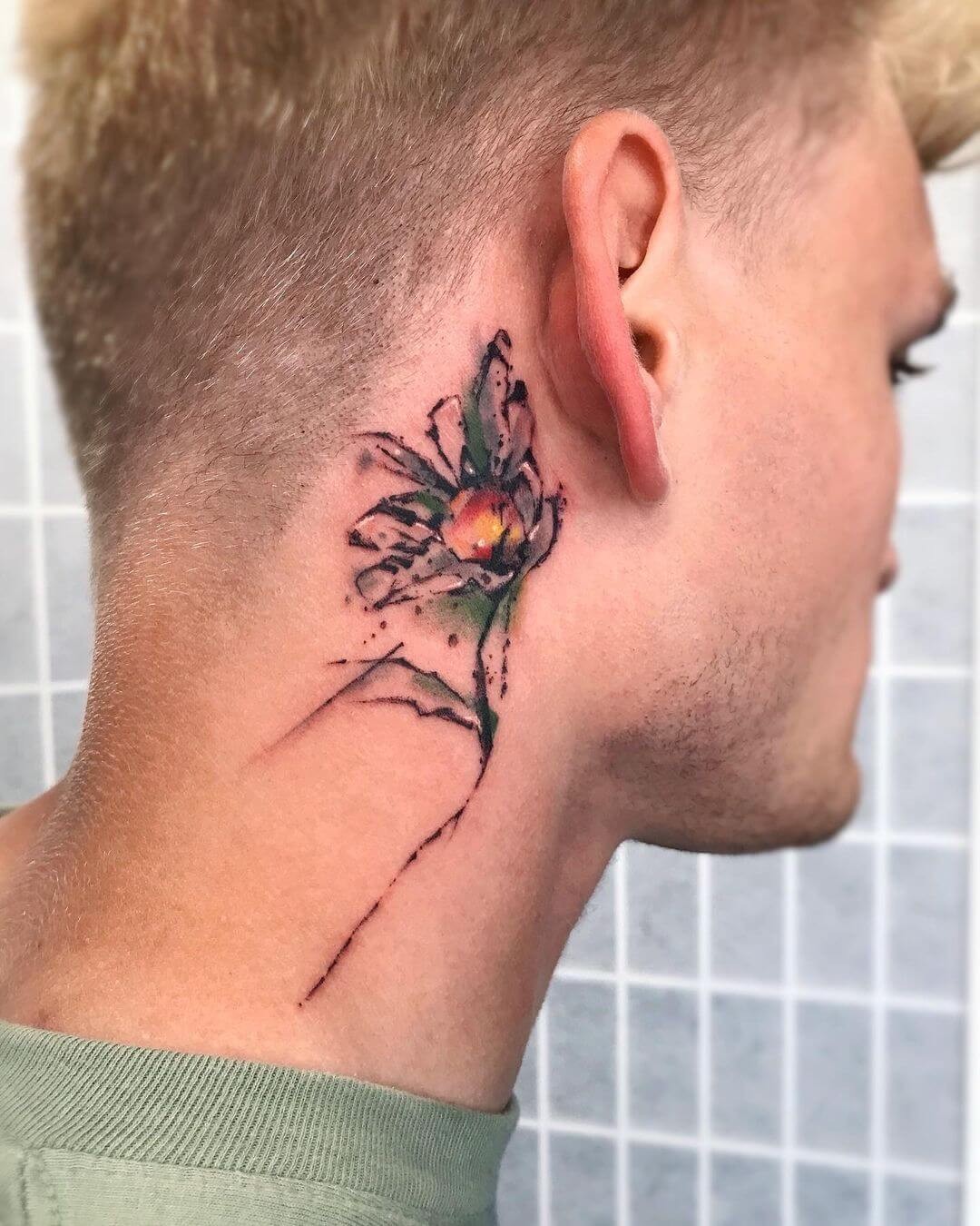 The Beautiful White Daisies X Watercolour Tattoo