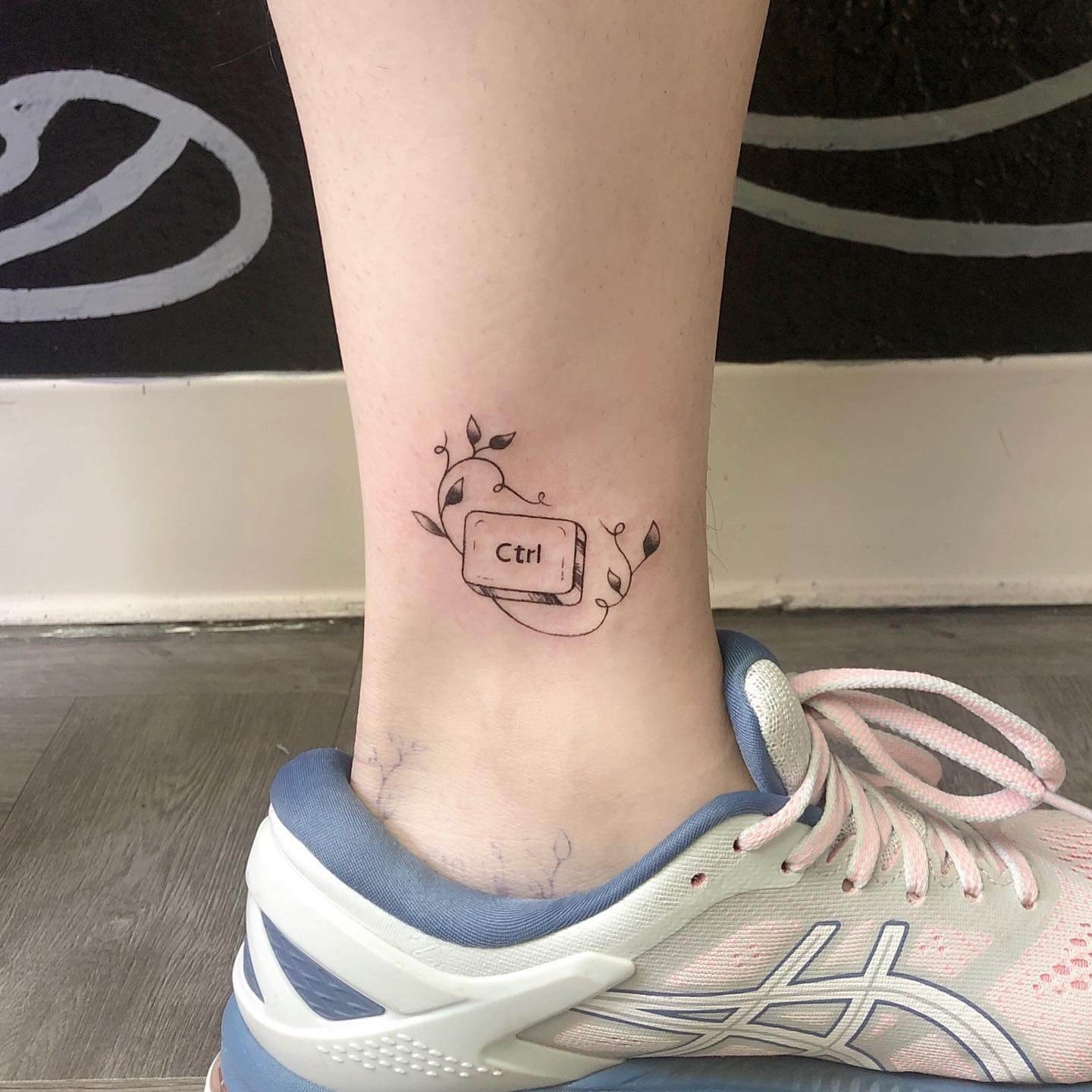 Minimalist Ctrl Tattoo