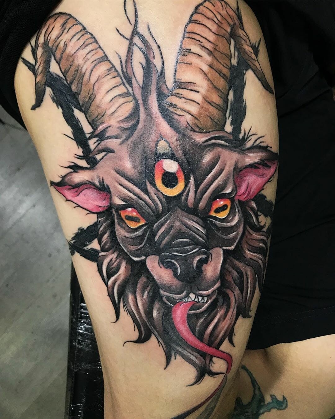 Giant Baphomet Tattoos