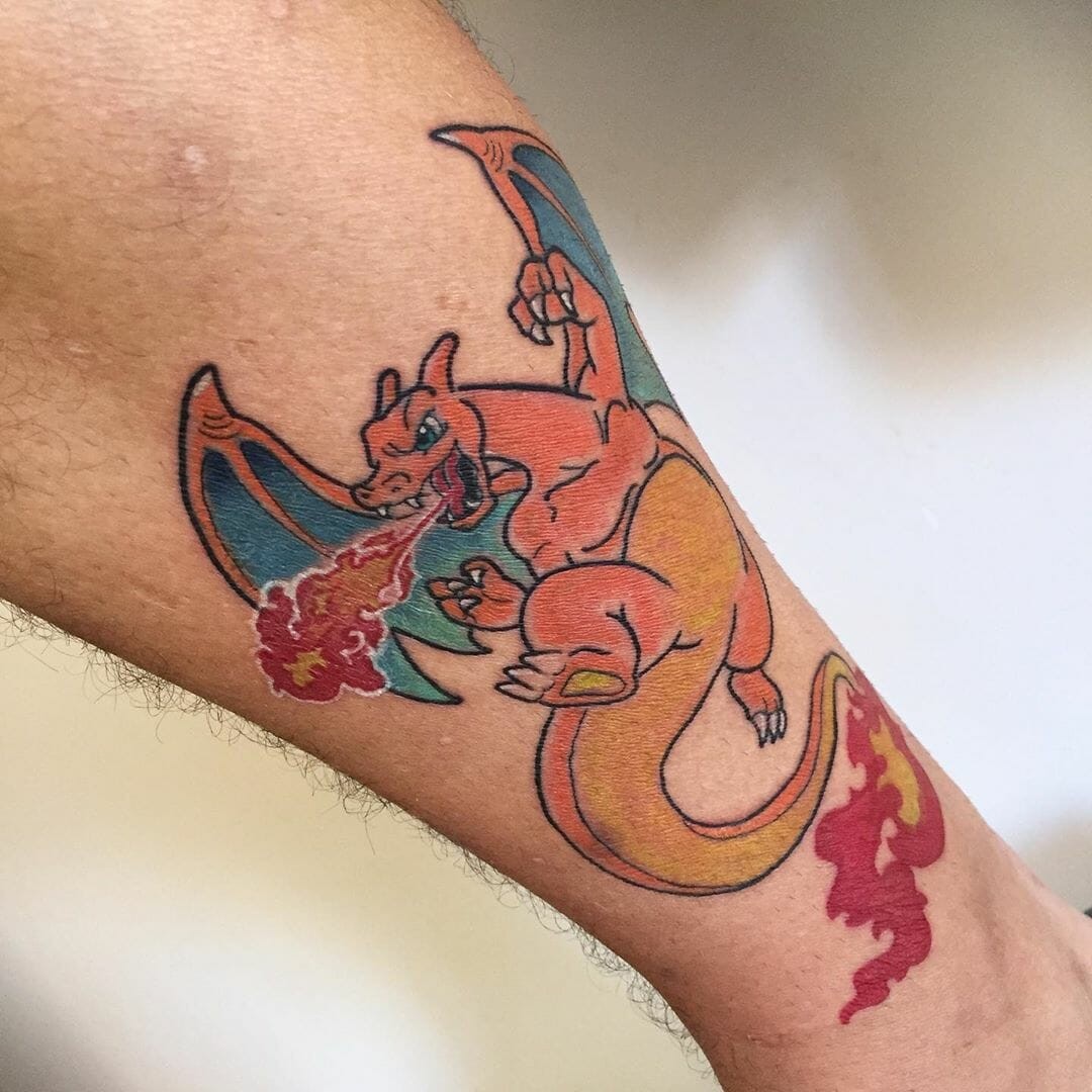 Charizard Tattoo Designs