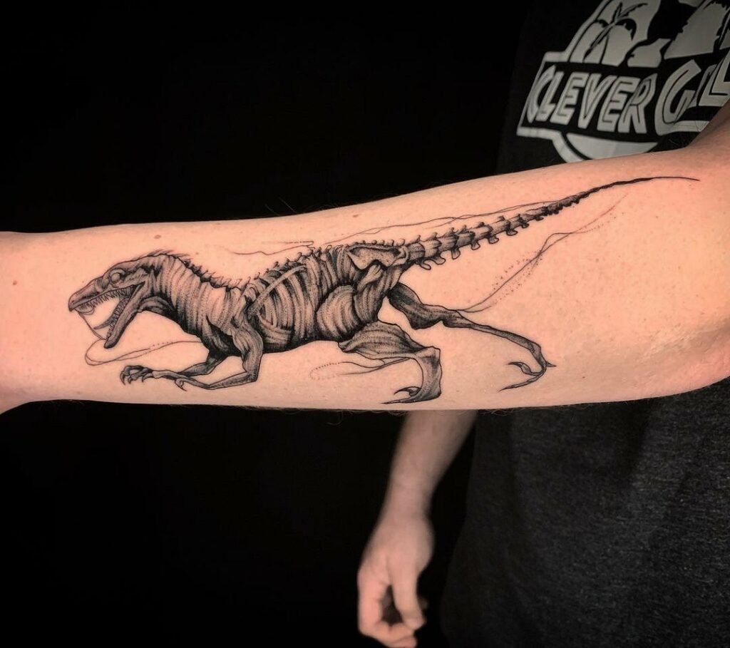 Jurassic Park tattoo: