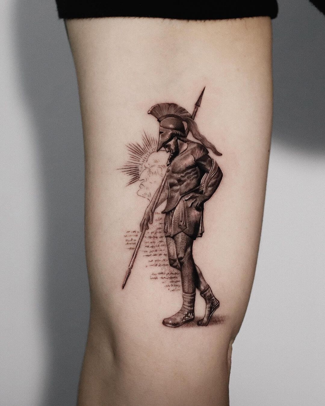 The Roman Soldier SPQR Tattoo