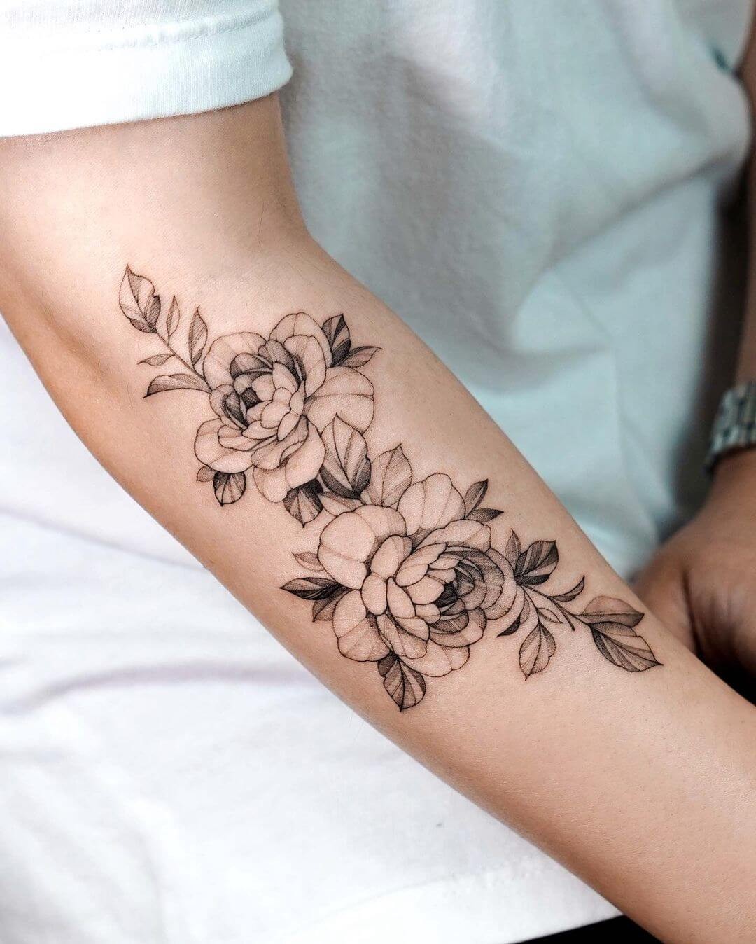 Japanese Flower Tattoo