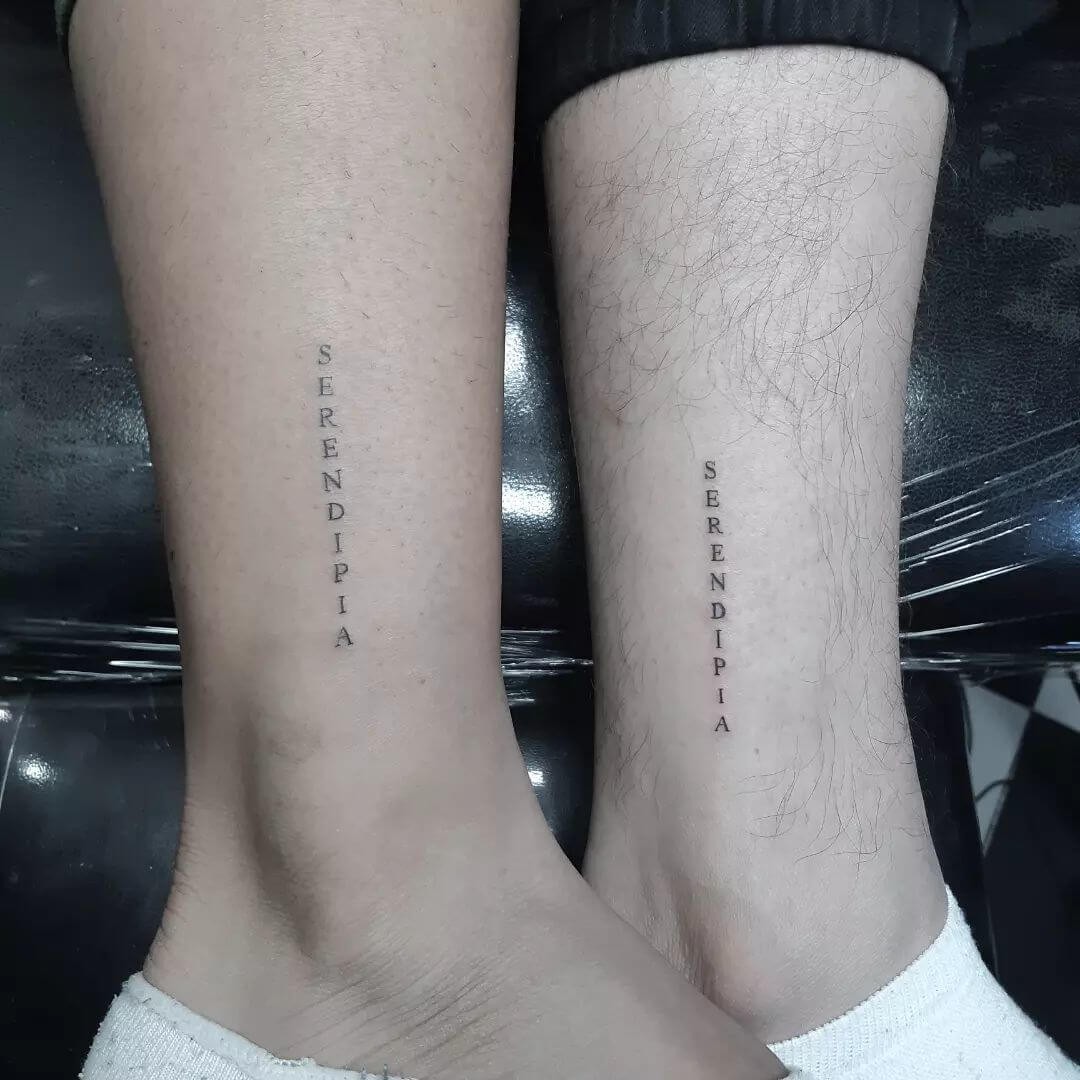 Matching Couple Tattoos