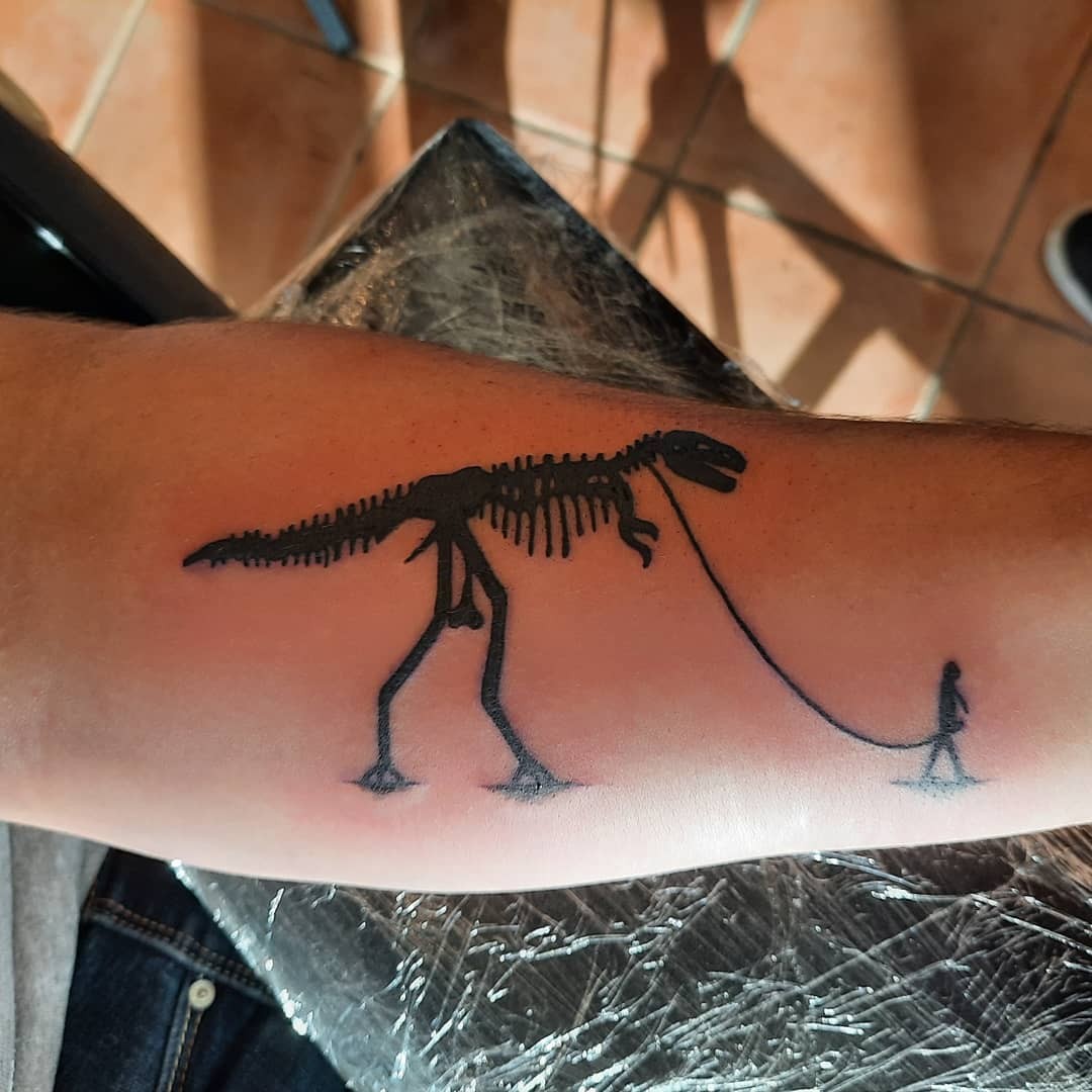 Dinosaur Pet Tattoo