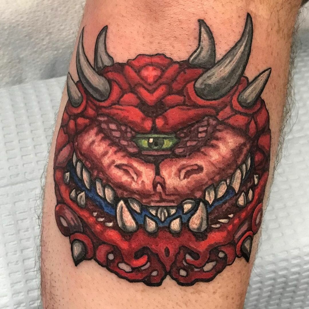 Doom Cacodemon Tattoo