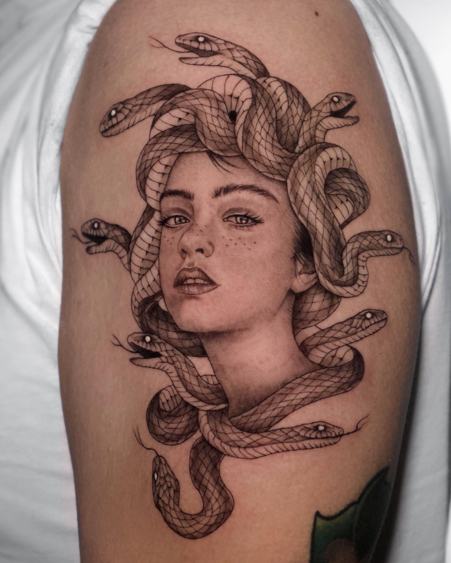 African Egyptian Queen Medusa Tattoo