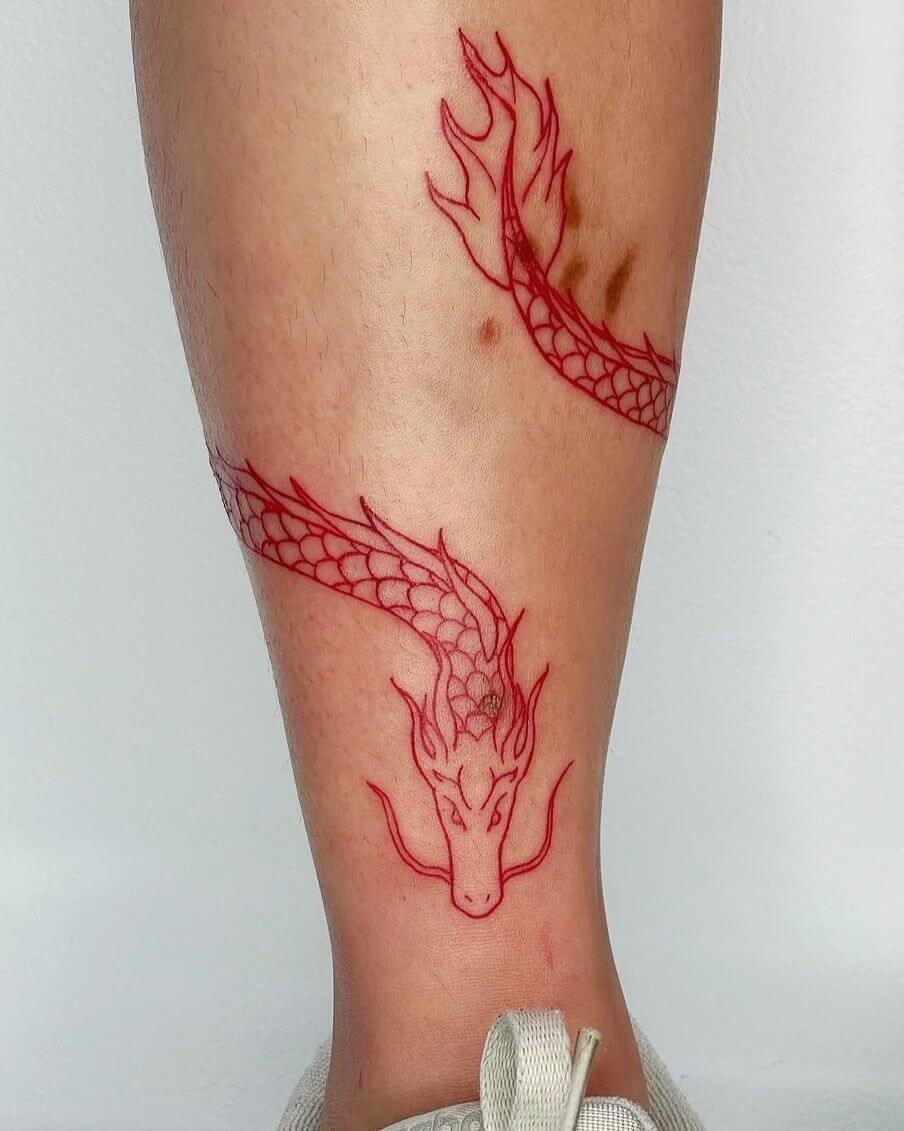 Wraparound Dragon Tattoo