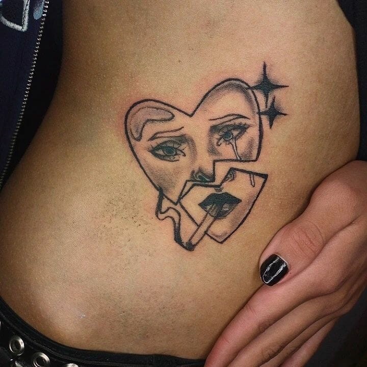 Broken Heart Tattoo Designs