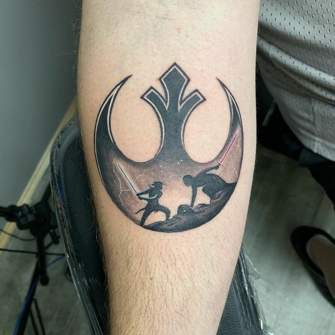 Rebel Alliance Tattoo Design