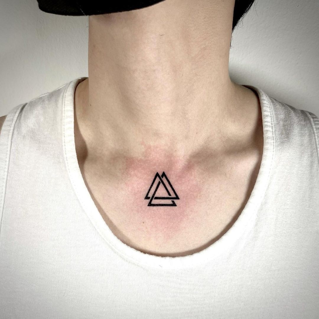 Symbolic Clavicle Tattoo