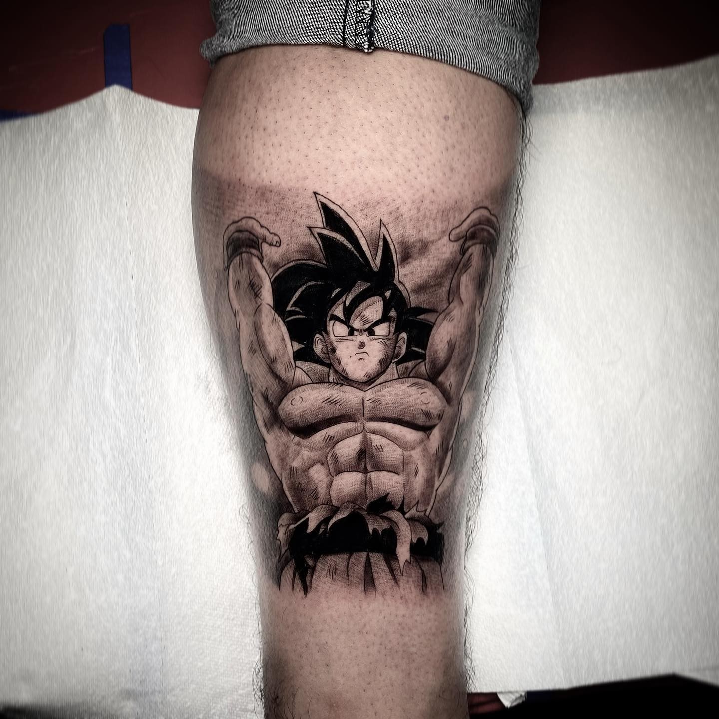 Classic Goku Tattoo