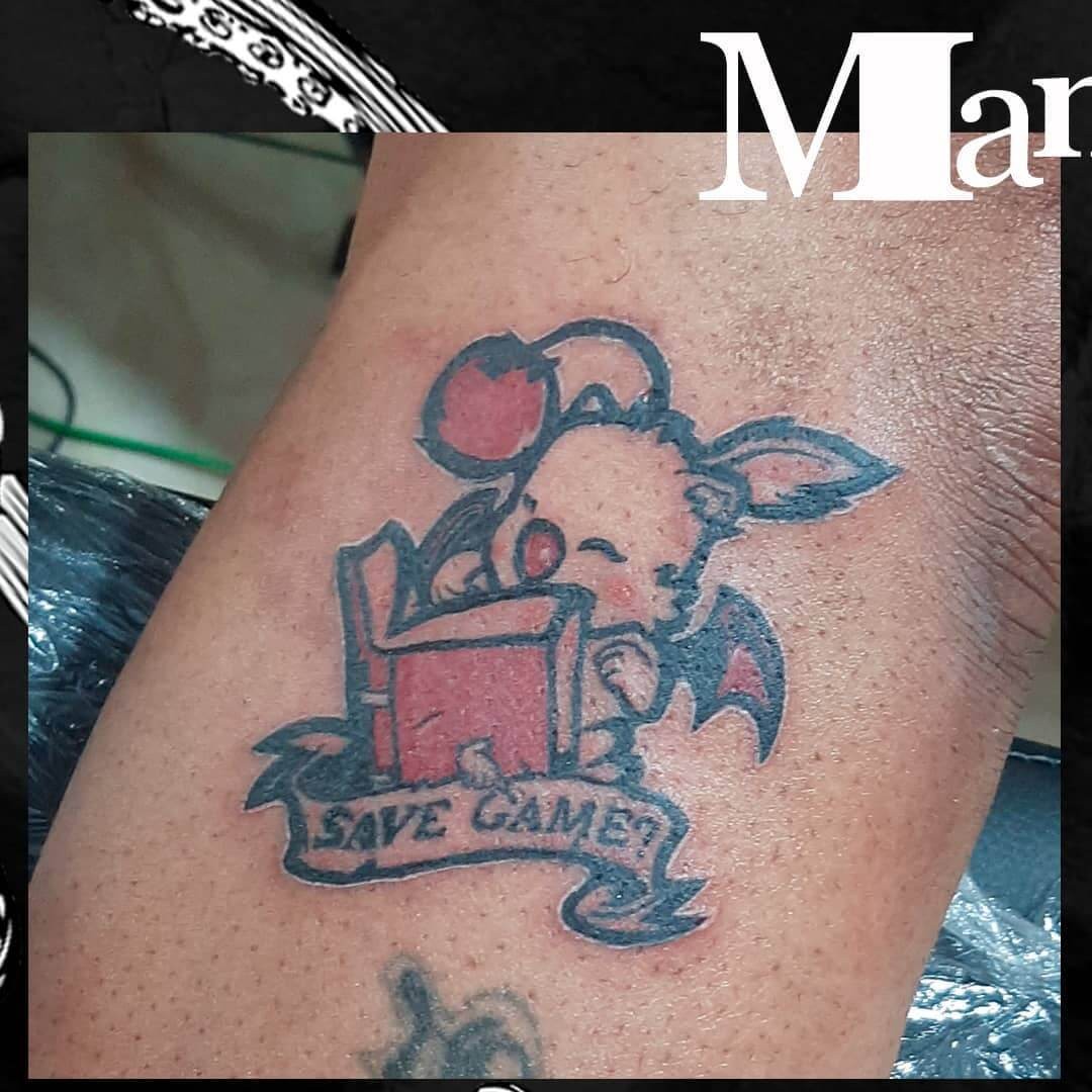 Retro Moogle Tattoo