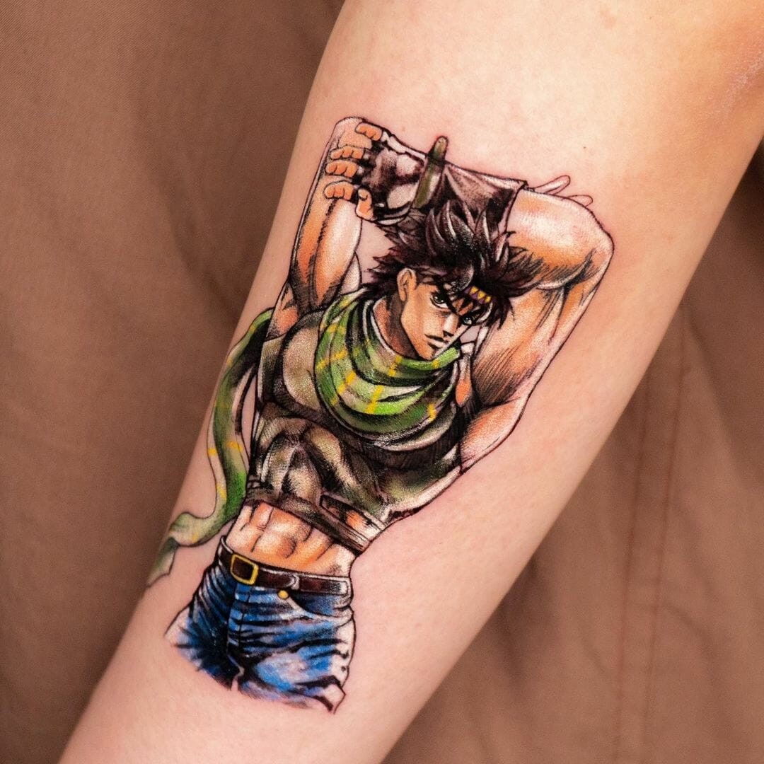 Colourful and Stunning Joseph Joestar Tattoos