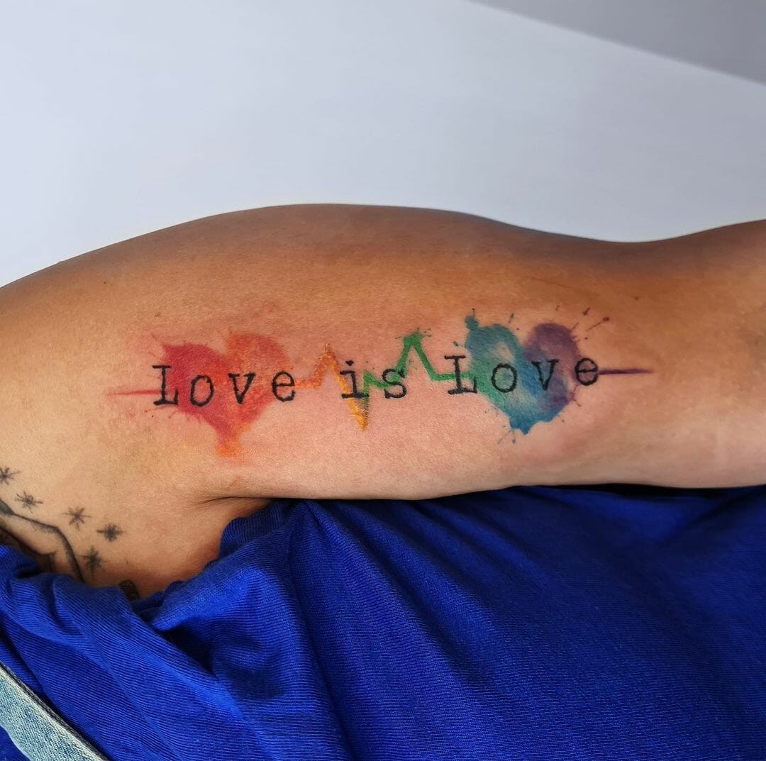 ‘Love Is Love’ Pride Tattoos