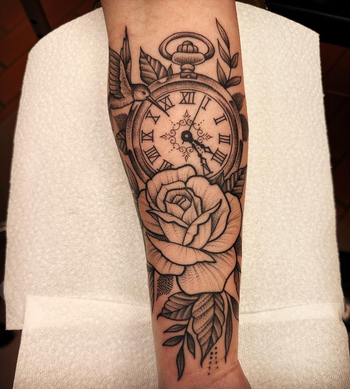 Birth Clock Tattoo