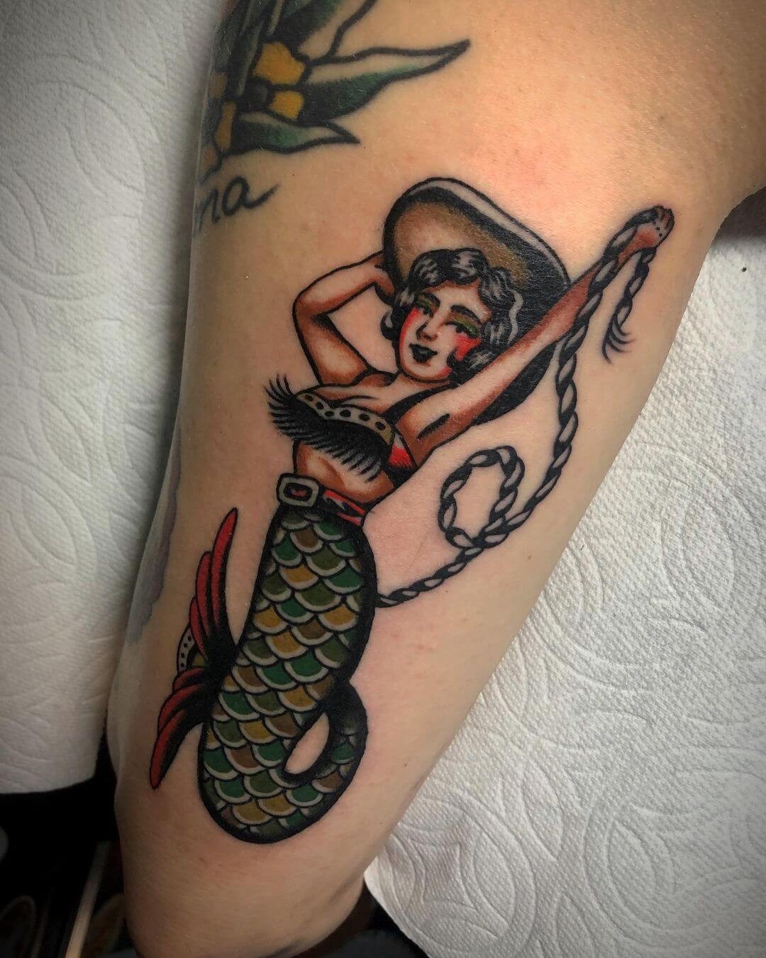 Short Hair Mermaid Tattoo Ideas